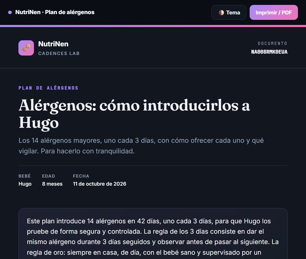 Ejemplo de plan